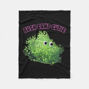 Bush Camp Cutie Gamer Girl Cute Funny Trendy Aesth Fleece Blanket