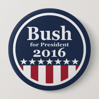 Bush for President 2016 Campaign Buttons