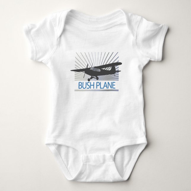 Bush Plane Baby Bodysuit (Front)