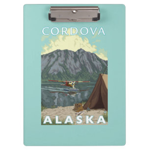 Bush Plane & Fishing - Cordova, Alaska Clipboard