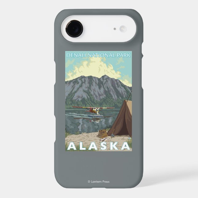 Bush Plane & Fishing - Denali Nat'l Park, Case-Mate iPhone Case (Back)