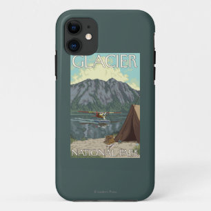 Bush Plane & Fishing - Glacier National Park, MT iPhone 11 Case
