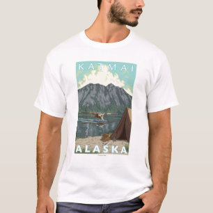 Bush Plane & Fishing - Katmai, Alaska T-Shirt