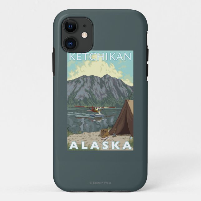 Bush Plane & Fishing - Ketchikan, Alaska Case-Mate iPhone Case (Back)