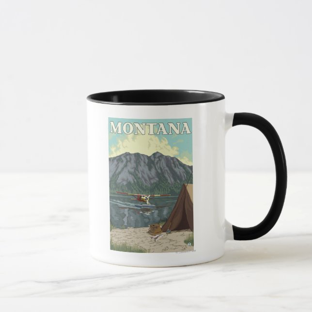 Bush Plane & Fishing - Montana Mug (Right)