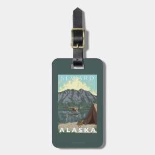 Bush Plane & Fishing - Seward, Alaska Luggage Tag