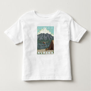Bush Plane & Fishing - Seward, Alaska Toddler T-Shirt