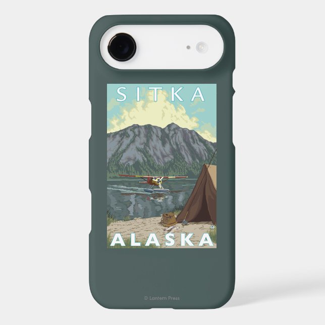 Bush Plane & Fishing - Sitka, Alaska Case-Mate iPhone Case (Back)