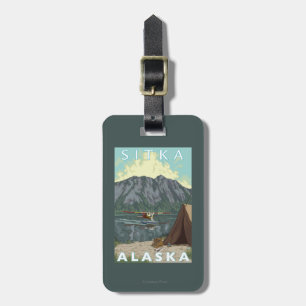 Bush Plane & Fishing - Sitka, Alaska Luggage Tag