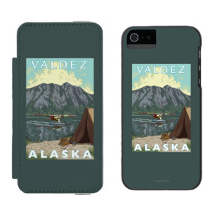 Bush Plane & Fishing - Valdez, Alaska Incipio Watson™ iPhone 5 Wallet Case