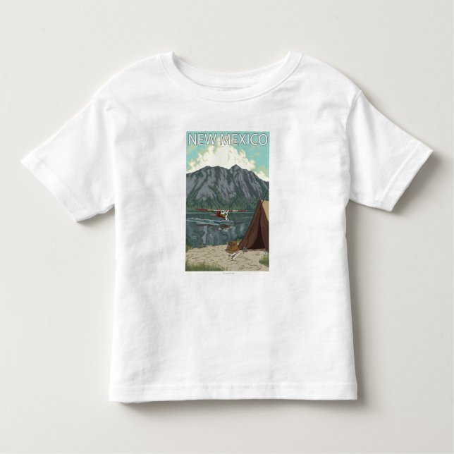 Bush Plane FishingNew Mexico Toddler T-Shirt (Front)