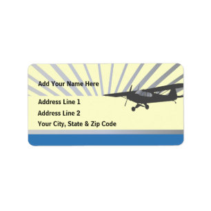 Bush Plane Label