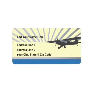Bush Plane Label