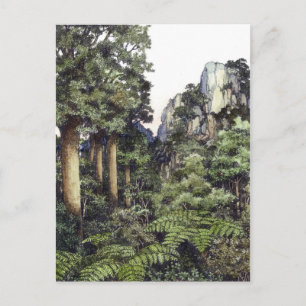 Bush Prints New Zealand Postcard