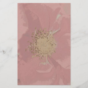 Bush Roses DullPastel Stationery
