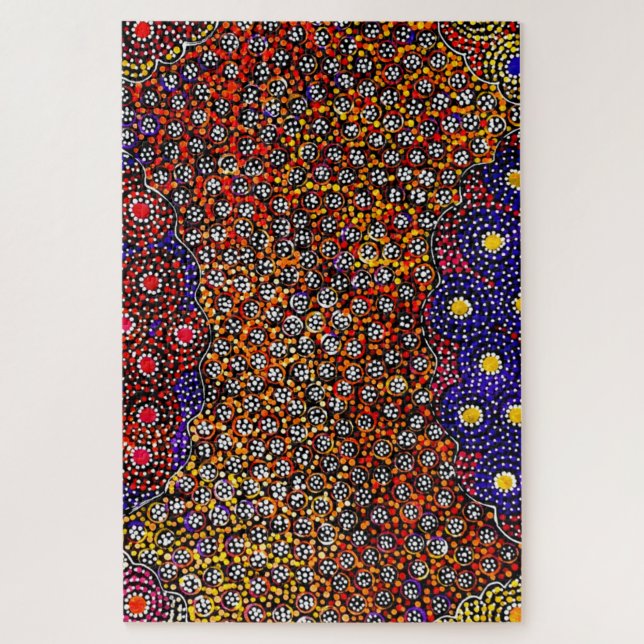 Bush Seed Dreaming in the Desert Jigsaw Puzzle (Vertical)