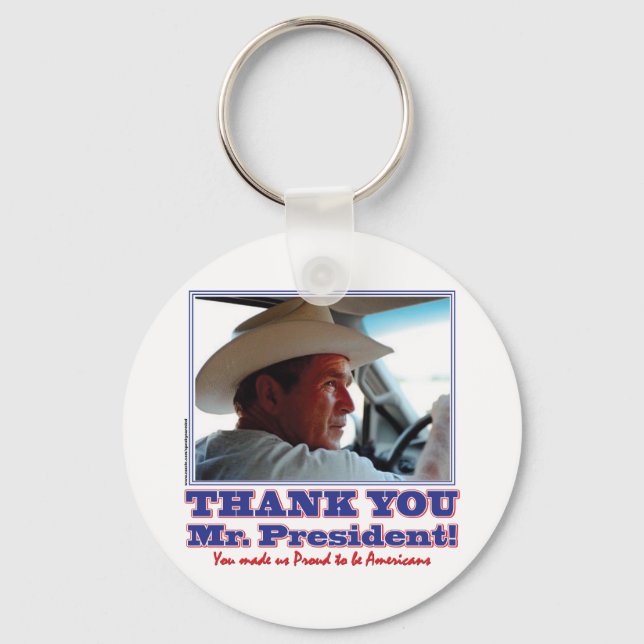 Bush-Thank-You-American Key Ring (Front)