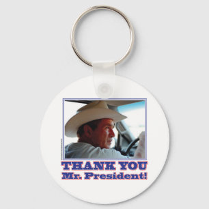 Bush-Thank-You Key Ring
