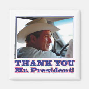 Bush-Thank-You Magnet