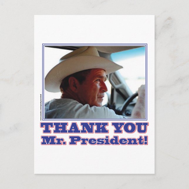 Bush-Thank-You Postcard (Front)