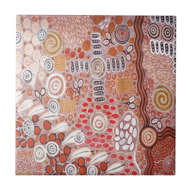 Bush Tucker Ceramic Tile (Front)