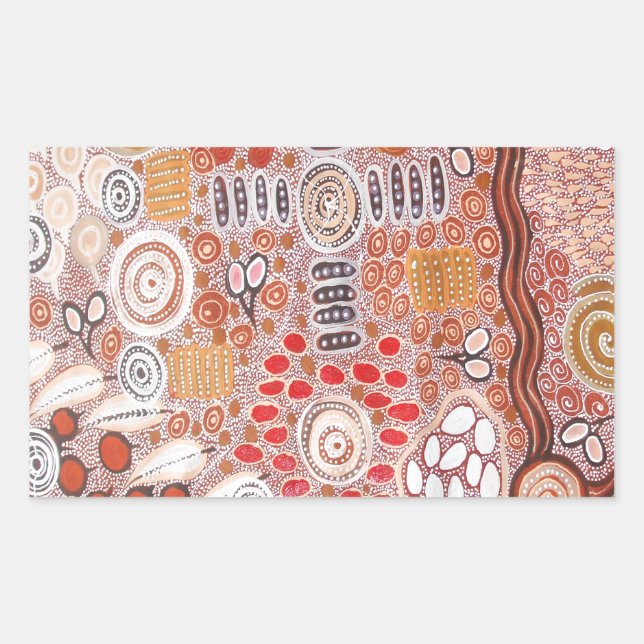 Bush Tucker Rectangular Sticker (Front)