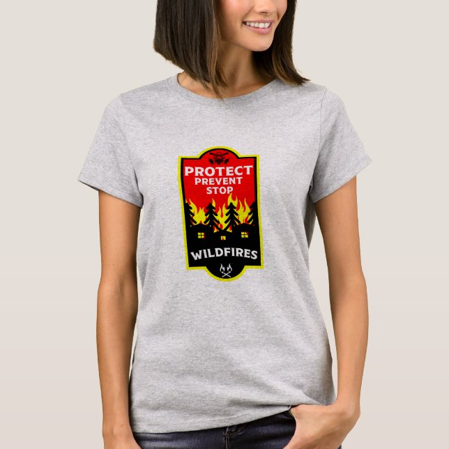 Bush Wildfire Prevention T-Shirt (Front)