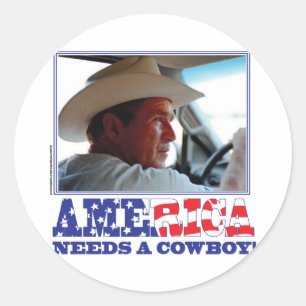 BushAMERICA Classic Round Sticker