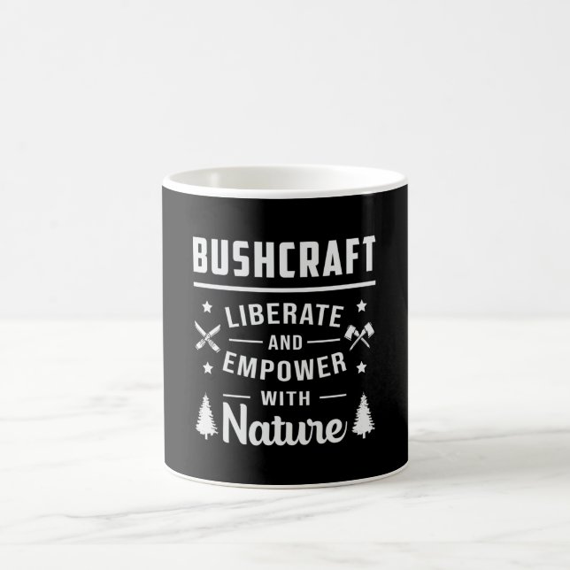 Bushcraft Apocalypse Survival Outdoor Funny Gift Coffee Mug (Center)