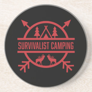 Bushcraft  Nature Survivalist Coaster