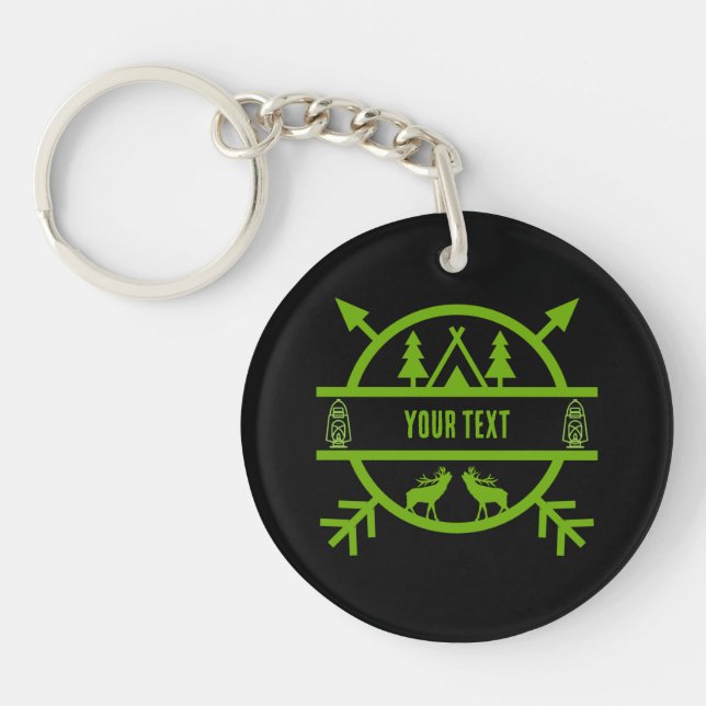 Bushcraft Nature Survivalists    Key Ring (Front)