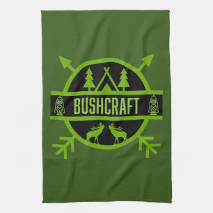 Bushcraft Nature Survivalists    Tea Towel