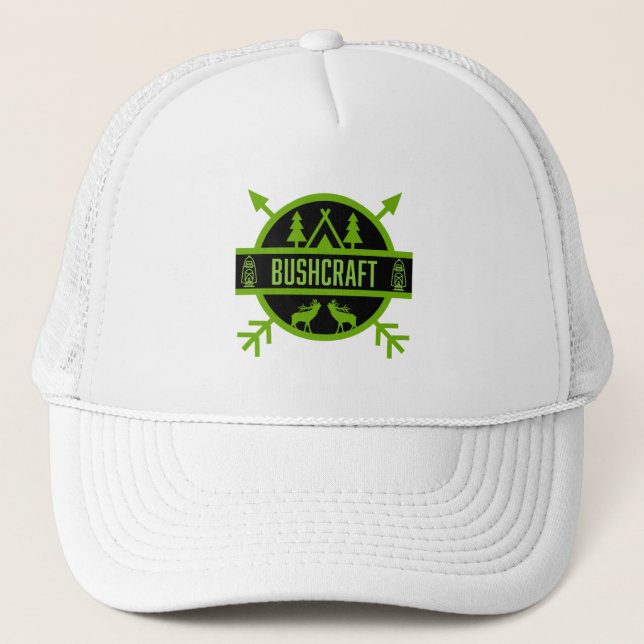 Bushcraft Nature Survivalists    Trucker Hat (Front)
