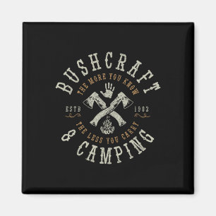 Bushcraft Outdoor Survival Camper Bushcrafter Camp Magnet