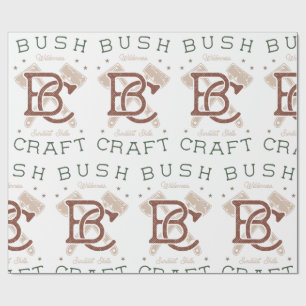 Bushcraft Survival Skills Wilderness Camping Wrapping Paper