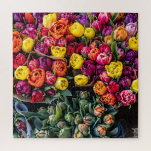 Bushels of Fresh Flowers Market – Colourful Floral Jigsaw Puzzle