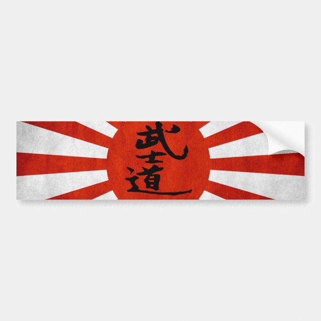 Bushido Bumper Sticker (Front)