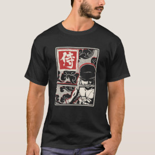 Bushido Code Samurai Pirates Anime Japanese Warrio T-Shirt