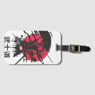 Bushido Spirit: Samurai Warrior Aesthetic Luggage Tag