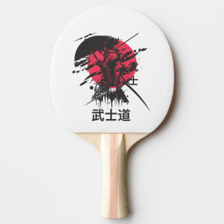 Bushido Spirit: Samurai Warrior Aesthetic Ping Pong Paddle