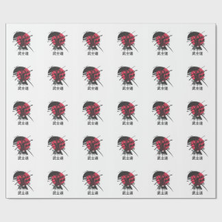Bushido Spirit: Samurai Warrior Aesthetic Wrapping Paper