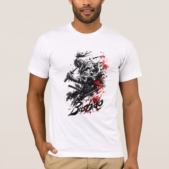 Bushido - The Code of the Samurai T-Shirt (Front)