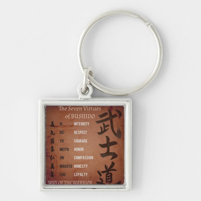BUSHIDO VIRTUES KEY RING (Front)