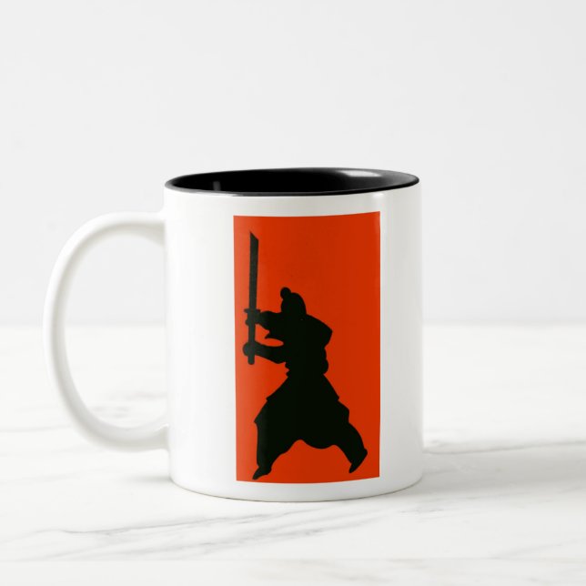 Bushido way of the Warrior Two-Tone Coffee Mug (Left)