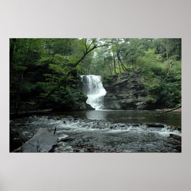 Bushkill Falls in the Poconos. print 008 (Front)