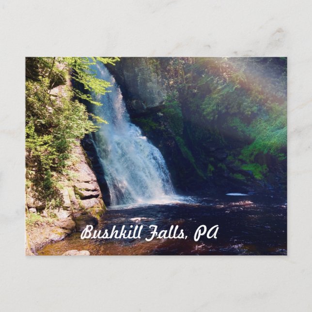 Bushkill Falls, PA Postcard  (Front)