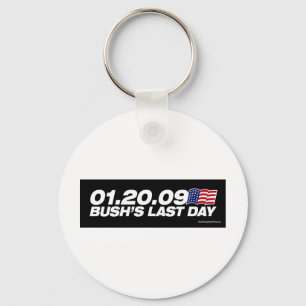 Bush's Last Day Keychain
