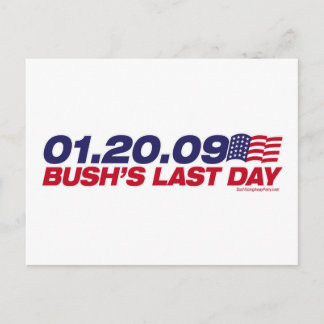 Bush's Last Day Postcard