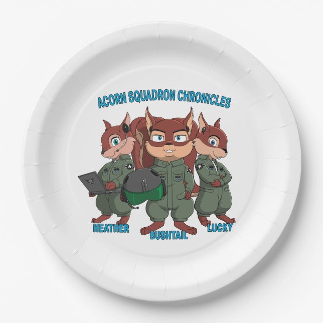 Bushtail Party Plates (Front)