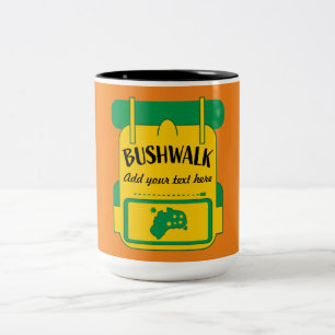 bushwalks australia Two-Tone coffee mug